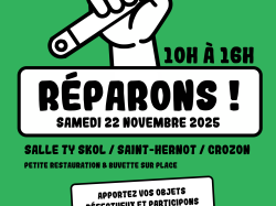 Réparons ce 22 novembre à Ty-skol à Saint Hernot / Crozon 